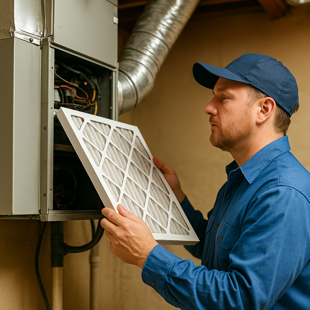 AC tune-up tools and checklist with manifold gauges